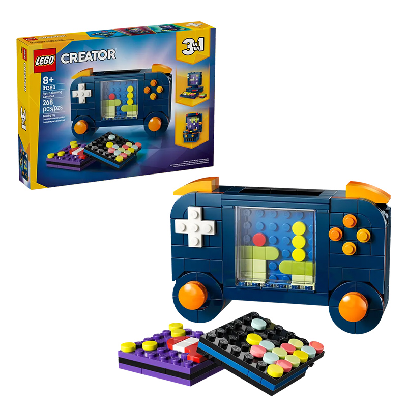 Gaming Console Setup - Конструктор LEGO Creator 3-в-1 LG-31380: Ретро-игровая