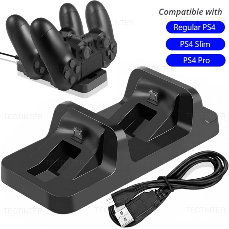 Gaming Console Station - Двойная зарядная док-станция для контроллера PS4,