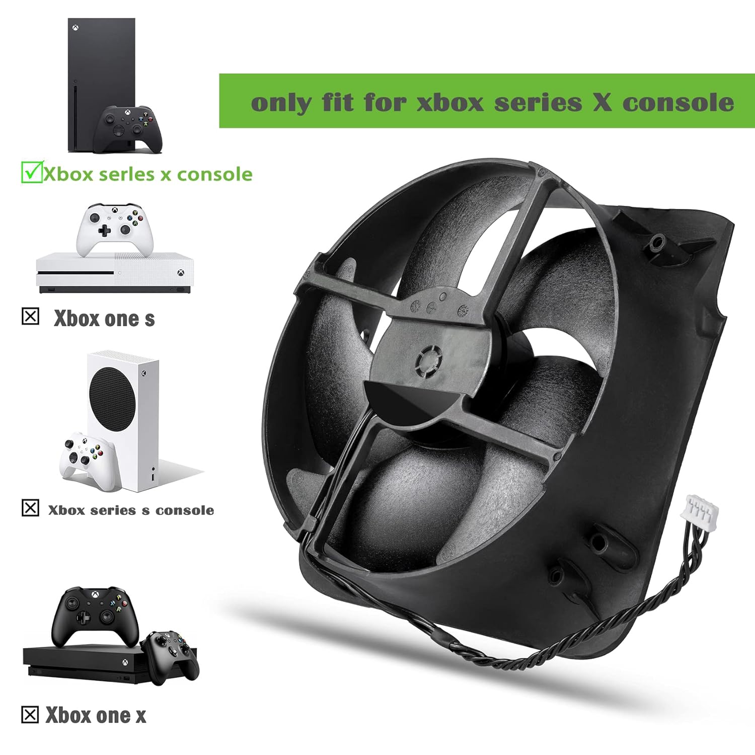Microsoft Console Xbox Series S - Замена внутреннего вентилятора охлаждения для консоли
