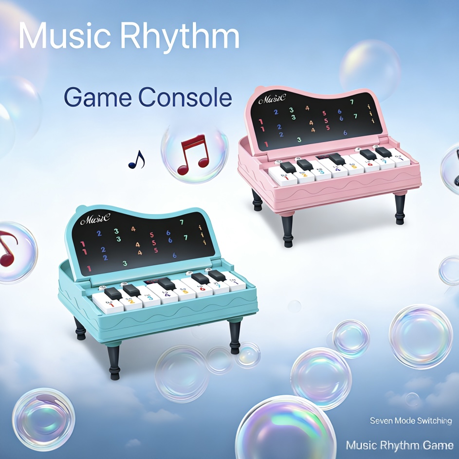 Gaming Console Table - Портативное мини-пианино с подсветкой, музыкой, электронной