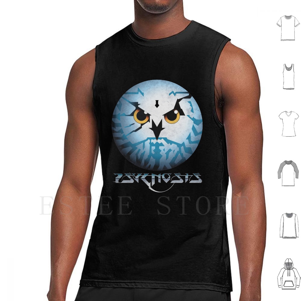 Gaming Console Logo - Винтажные майки с логотипом Psygnosis, игровые
