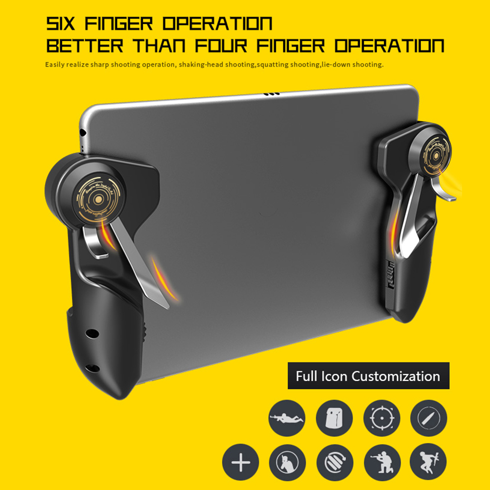 Gaming Console For Ipad - Геймпад для планшета, 6 пальцев, кнопка