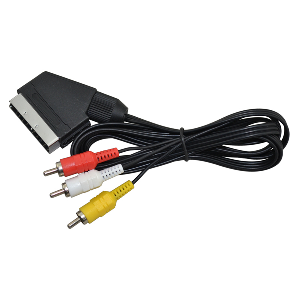 Gaming Console Video Game - Кабель Scart на 3 RCA AV