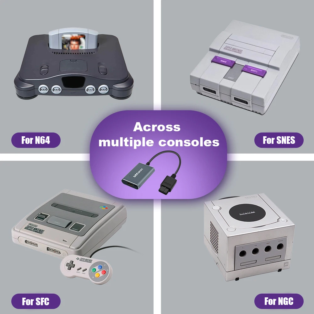 Адаптер Bitfunx 720P Svideo/AV – обзор и цена Gaming Console All In One