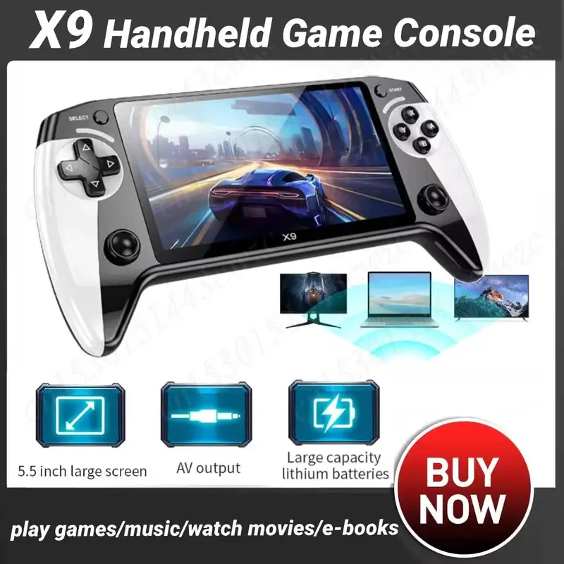 Портативная игровая консоль X9 – обзор и цена Gaming Console Types