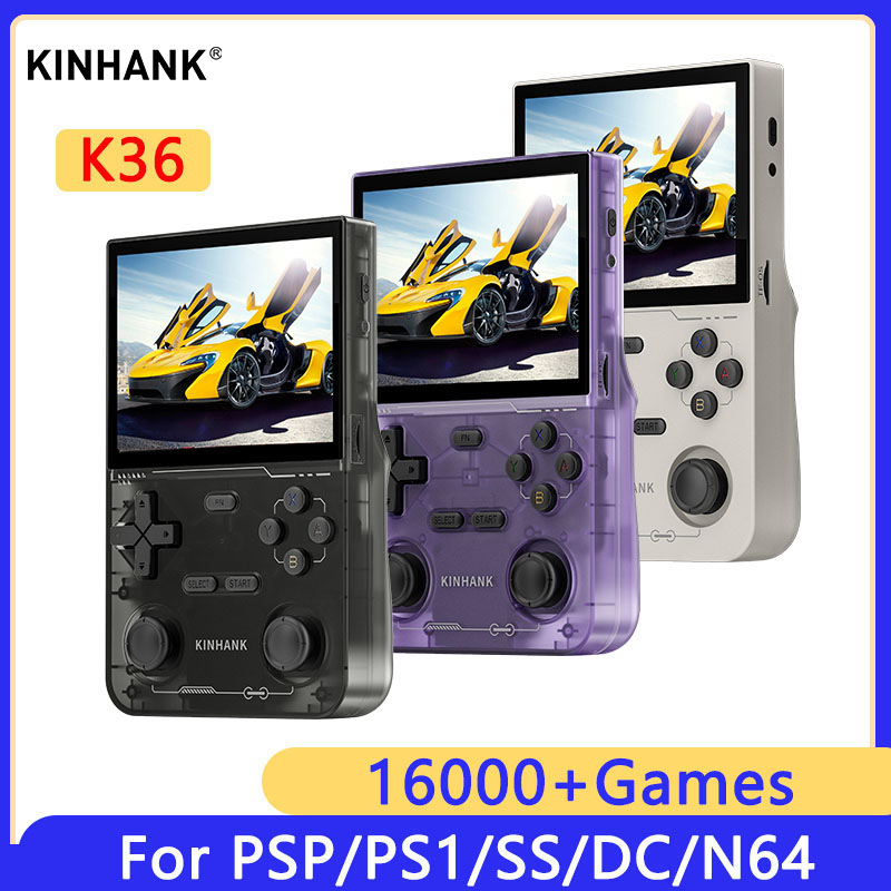 KINHANK K36 Ретро портативная  – обзор и цена Gaming Console R36 Ultra