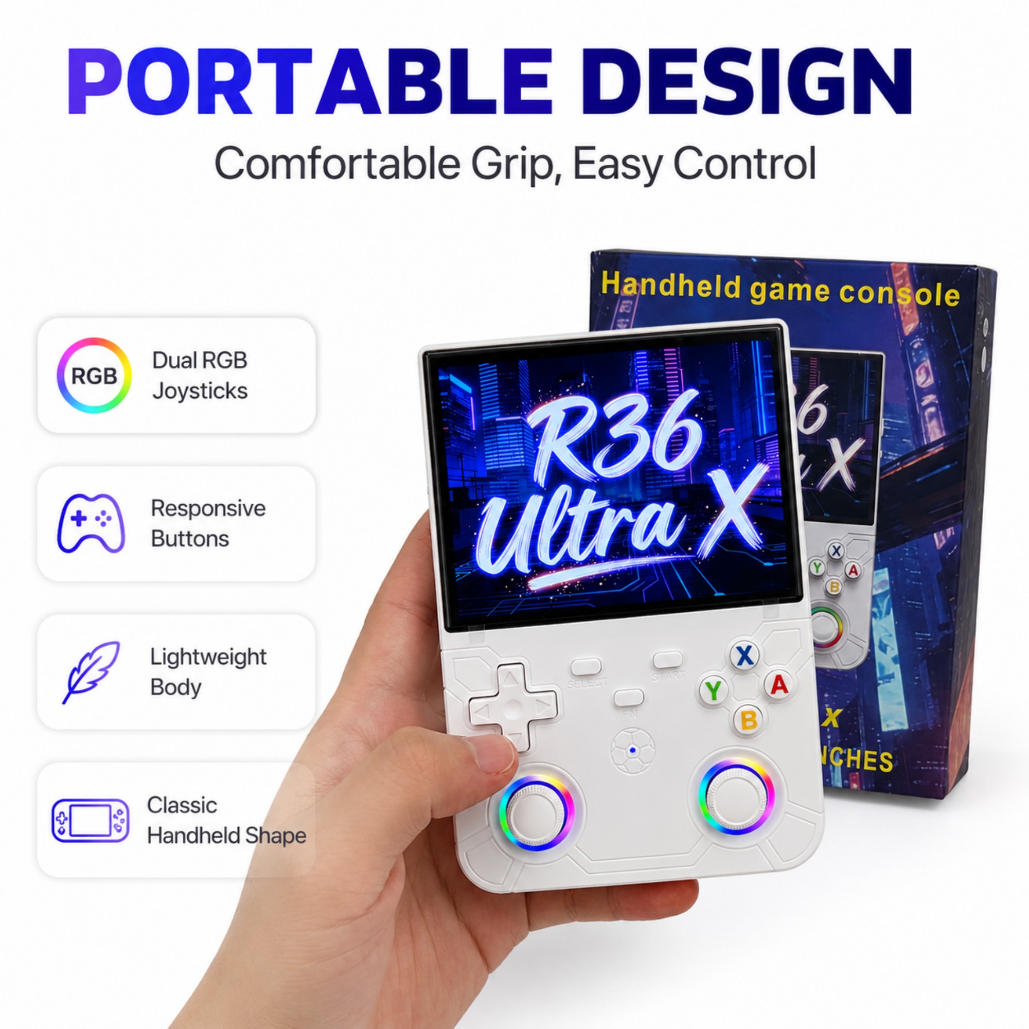 Портативная игровая консоль R3 – обзор и цена Gaming Console R36 Ultra