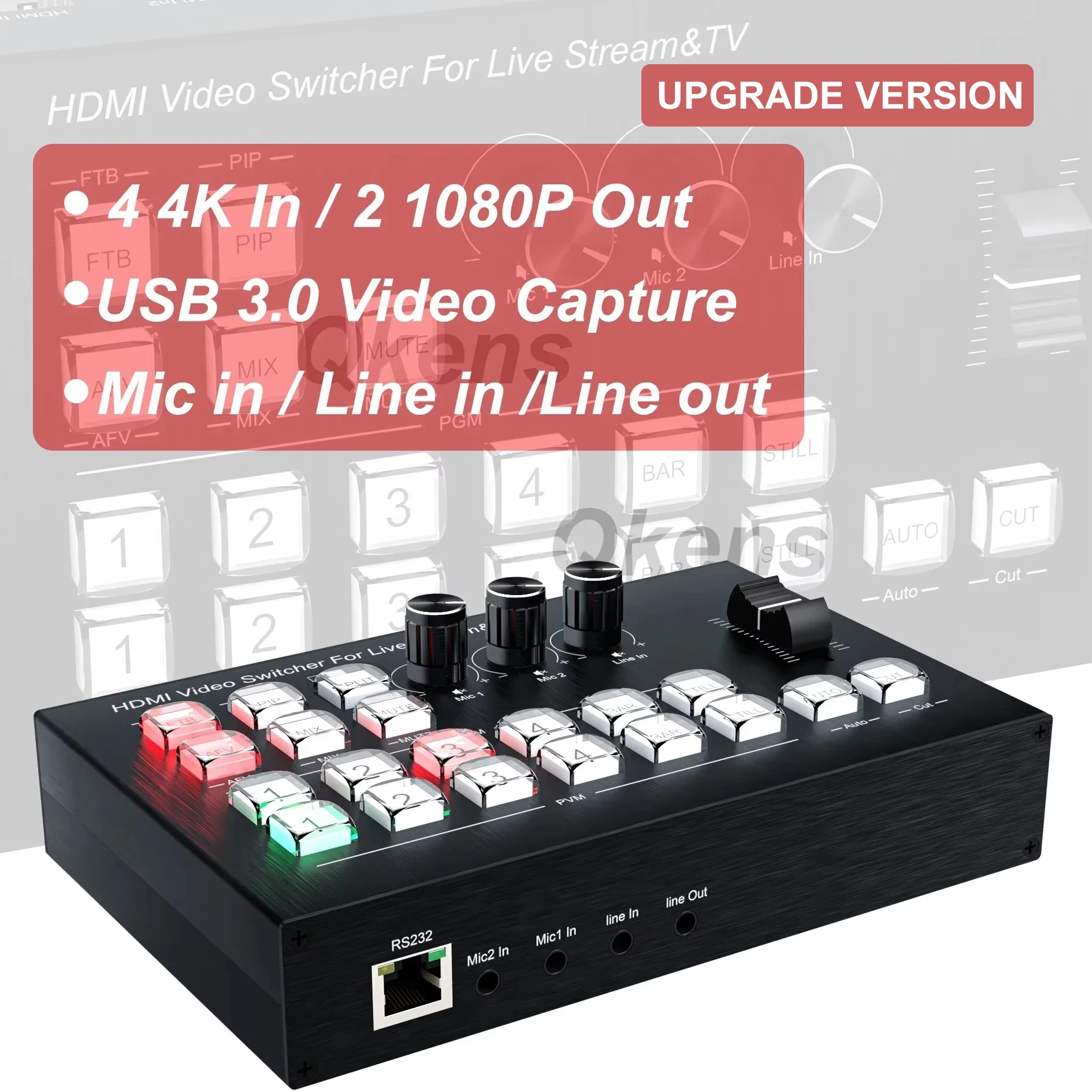 4K 4-канальный переключатель в – обзор и цена Gaming Console All In One