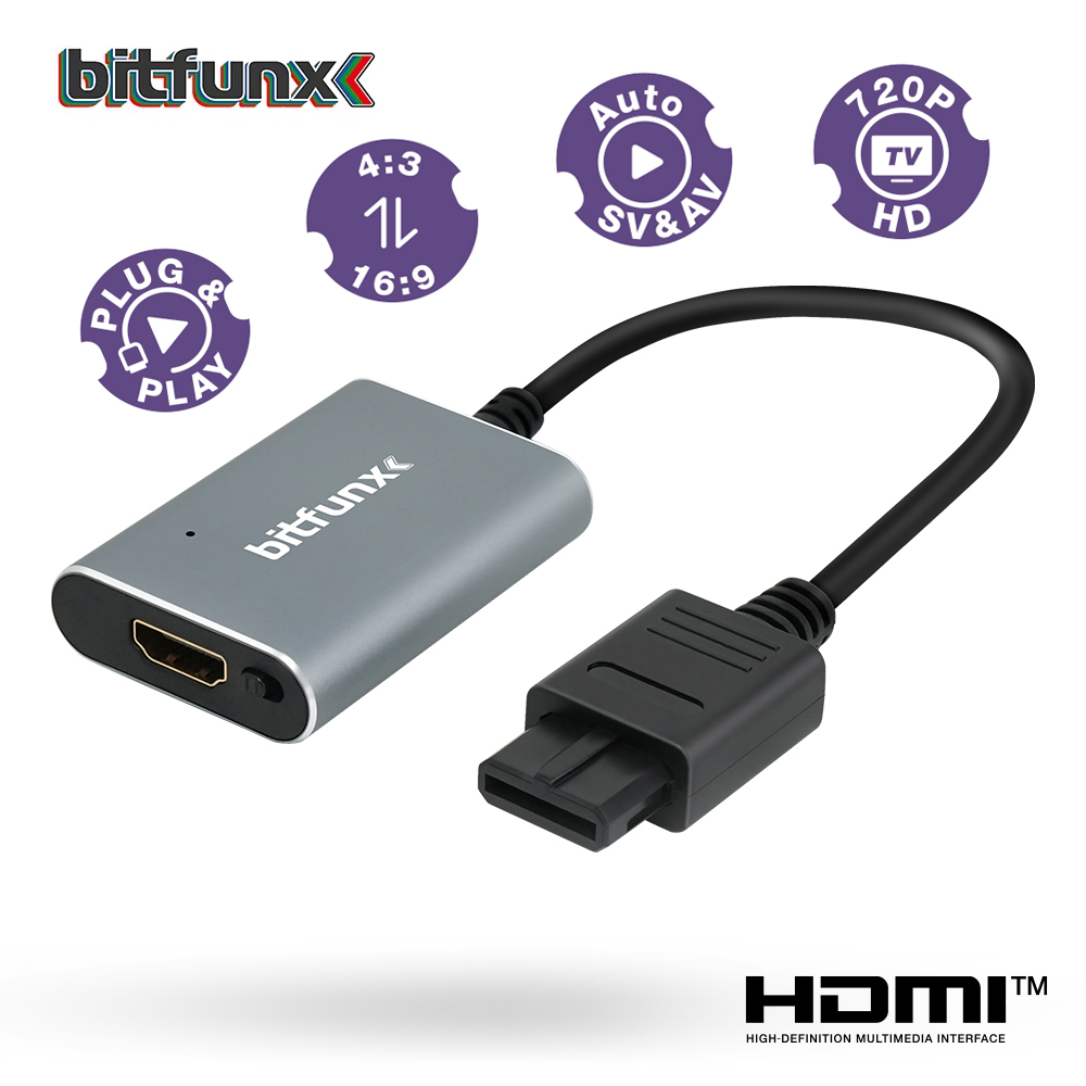 Bitfunx 720P HDMI ™   Адаптер  – обзор и цена Gaming Console All In One